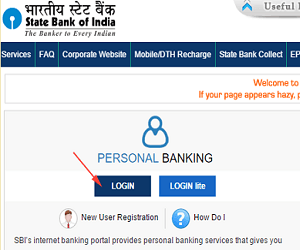 SBI Personal Banking Registration