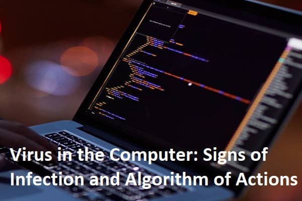 Virus in the Computer: Signs of Infection and Algorithm of Actions